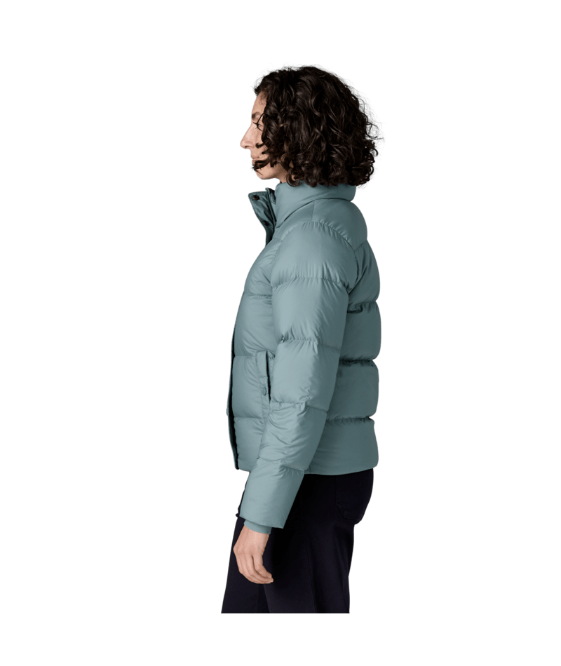 Women's Silent Down Jacket in Blue Sage | Photo 4 | Patagonia