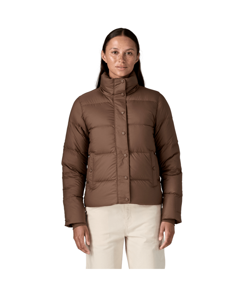 Women's Silent Down Jacket in Berm Brown | Photo 2 | Patagonia