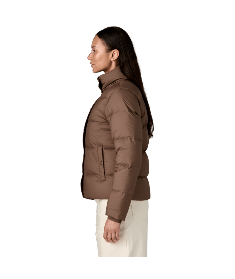 Women's Silent Down Jacket in Berm Brown | Photo 4 | Patagonia