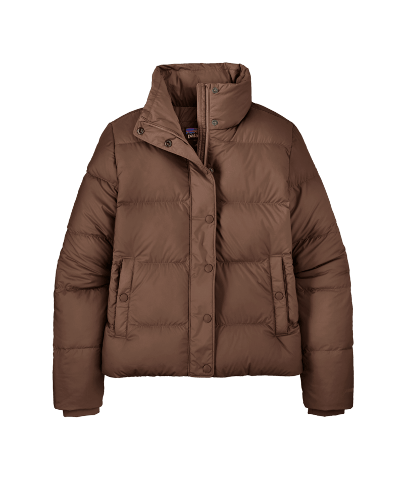 Women's Silent Down Jacket in Berm Brown | Photo 1 | Patagonia