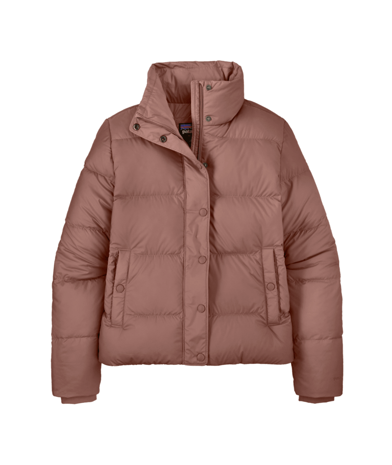 Women's Silent Down Jacket in Moonrise Taupe | Photo 1 | Patagonia