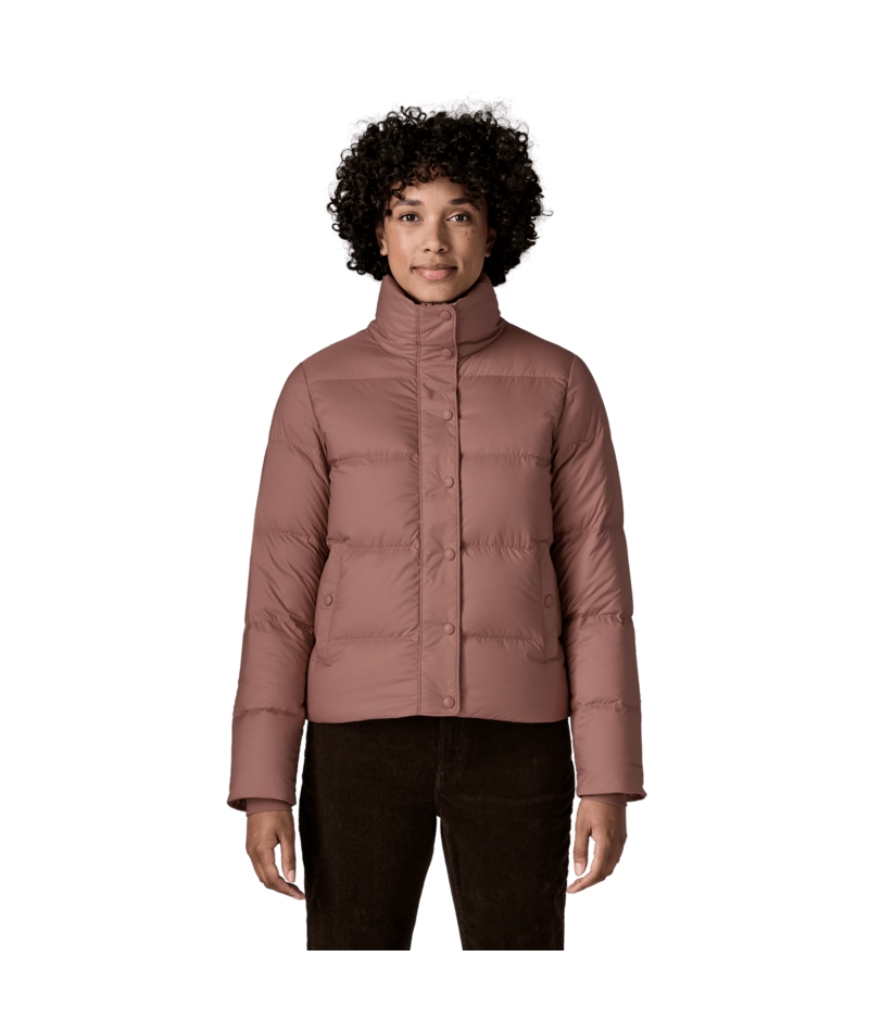 Women's Silent Down Jacket in Moonrise Taupe | Photo 2 | Patagonia