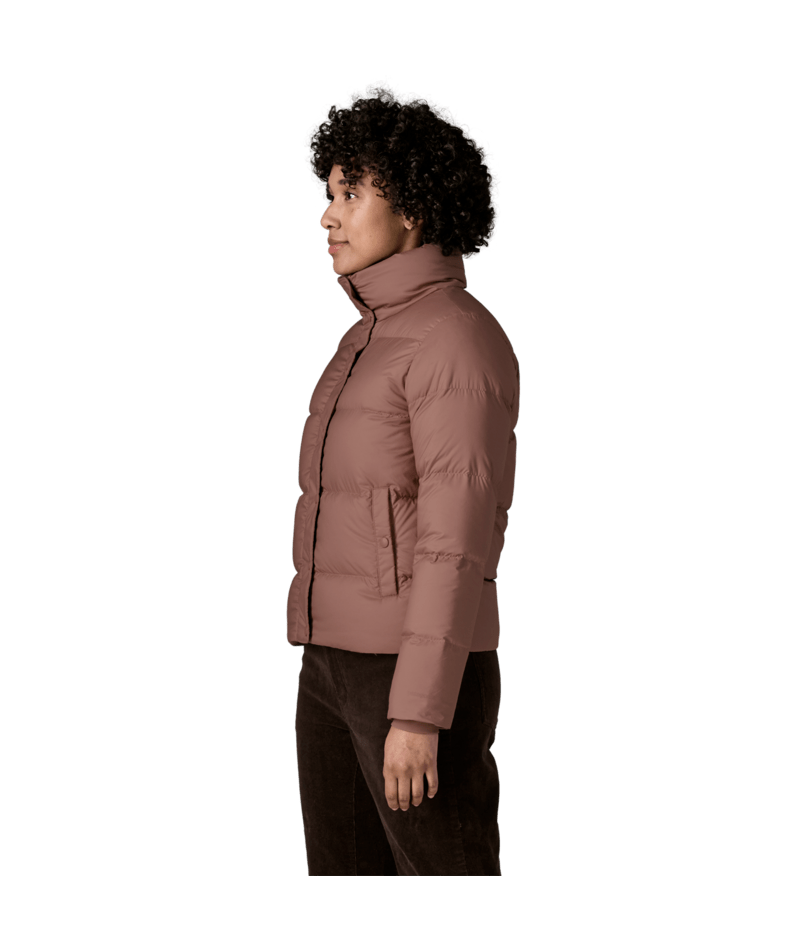 Women's Silent Down Jacket in Moonrise Taupe | Photo 4 | Patagonia