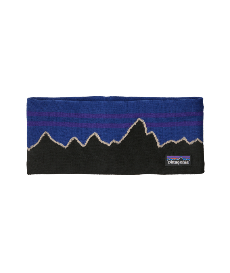 Powder Town Headband in Classic Fitz Roy: P6 Blue | Photo 1 | Patagonia