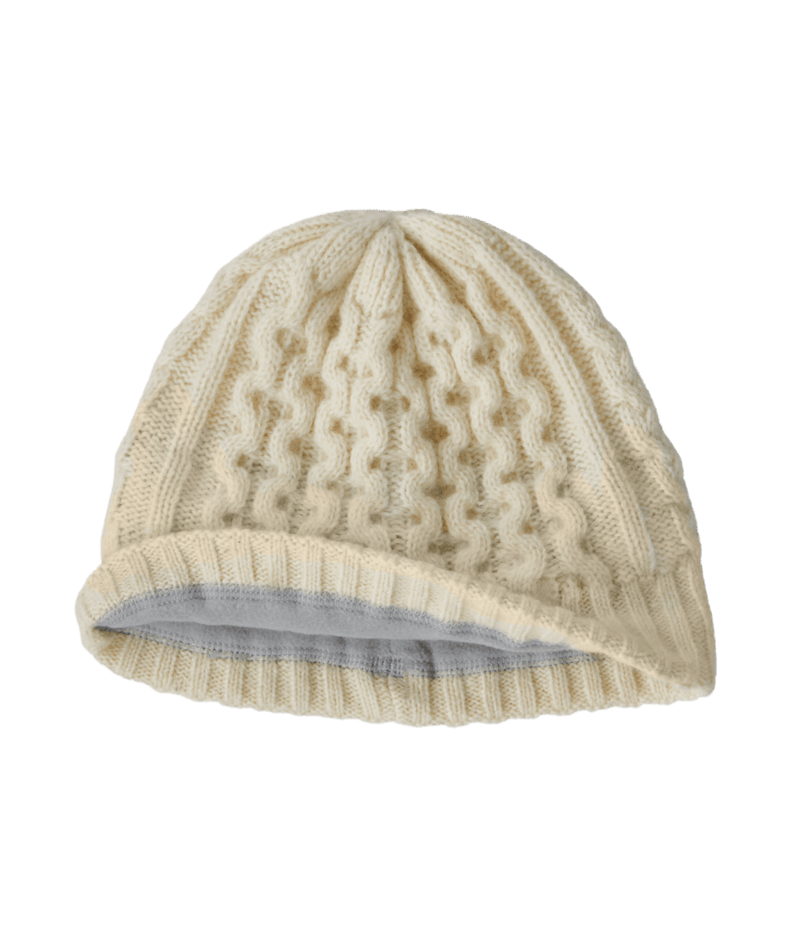 Coastal Cable Beanie in Birch White | Photo 6 | Patagonia