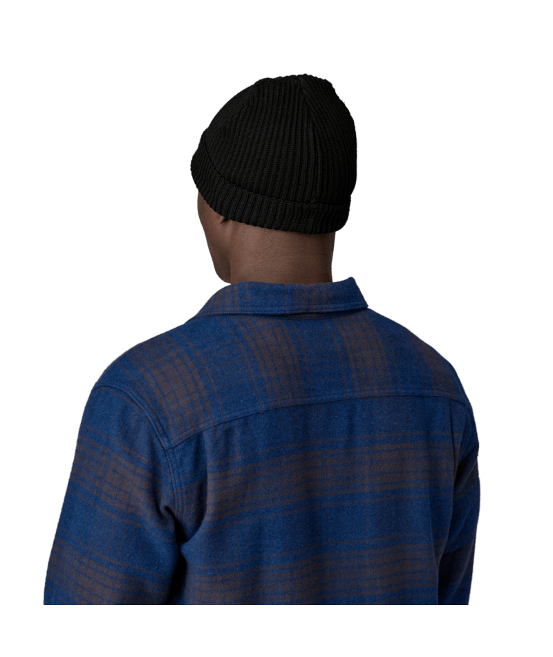 Fishermans Rolled Beanie in Black | Photo 5 | Patagonia