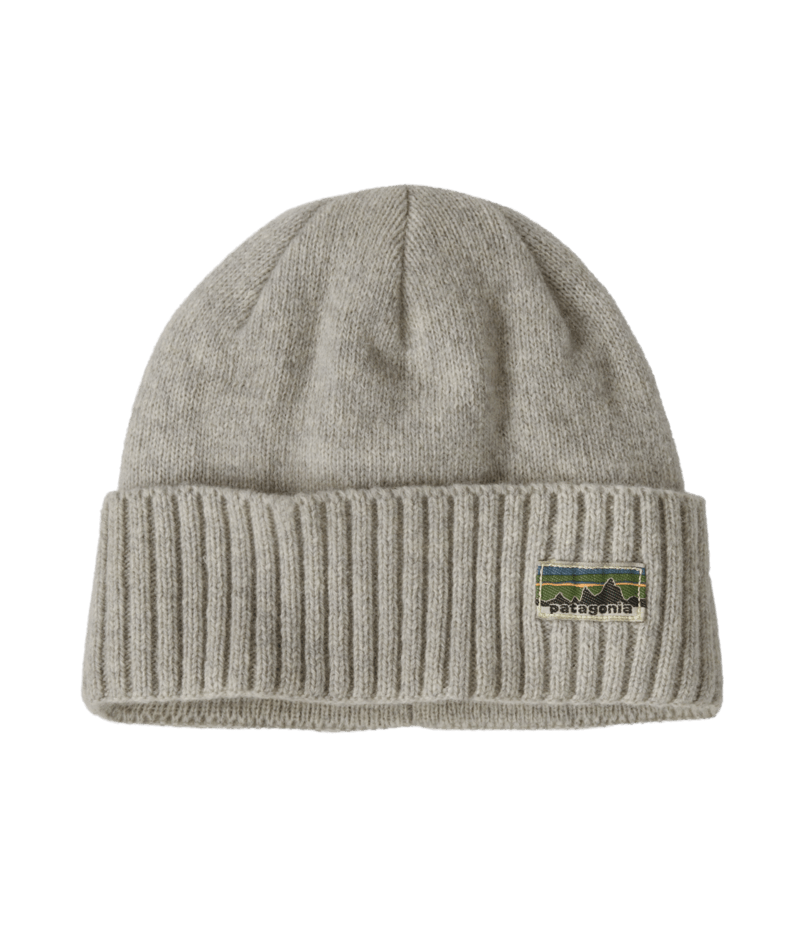 Brodeo Beanie in OG Legacy Label: Crisp Grey | Photo 1 | Patagonia