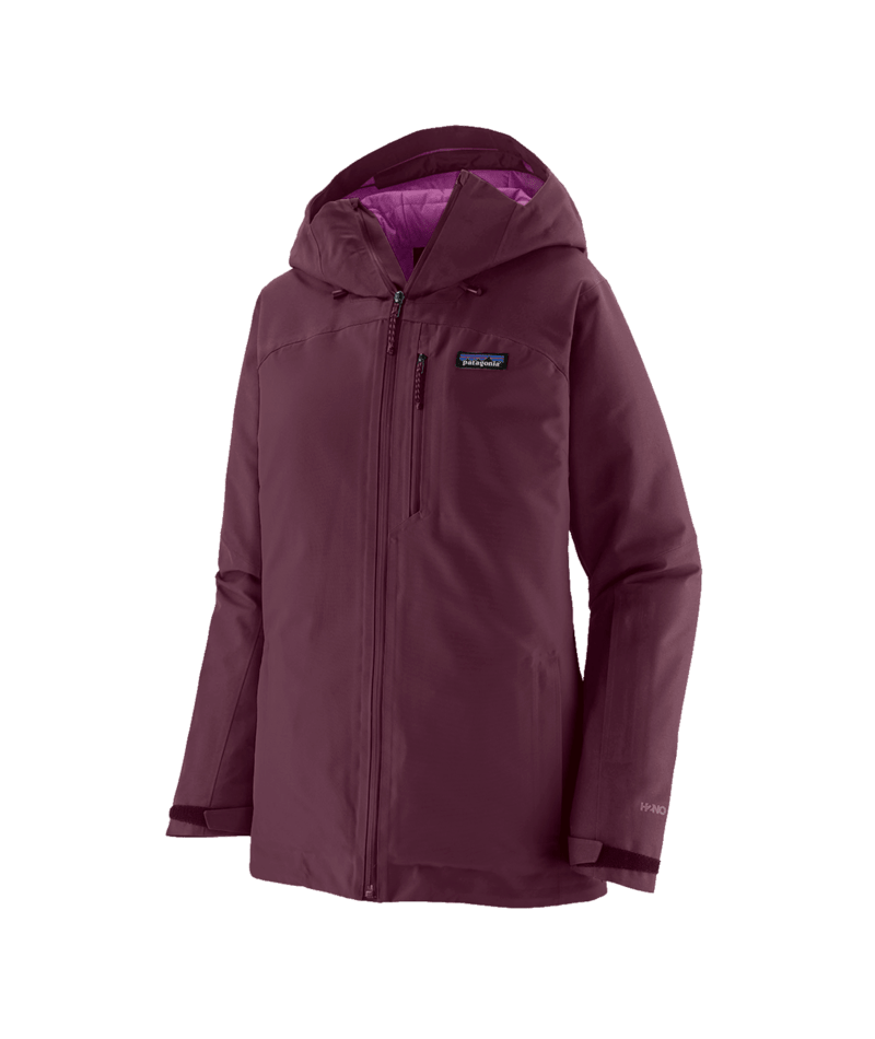 Women's Insulated Powder Town Jacket in Berry Fig | Photo 1 | Patagonia