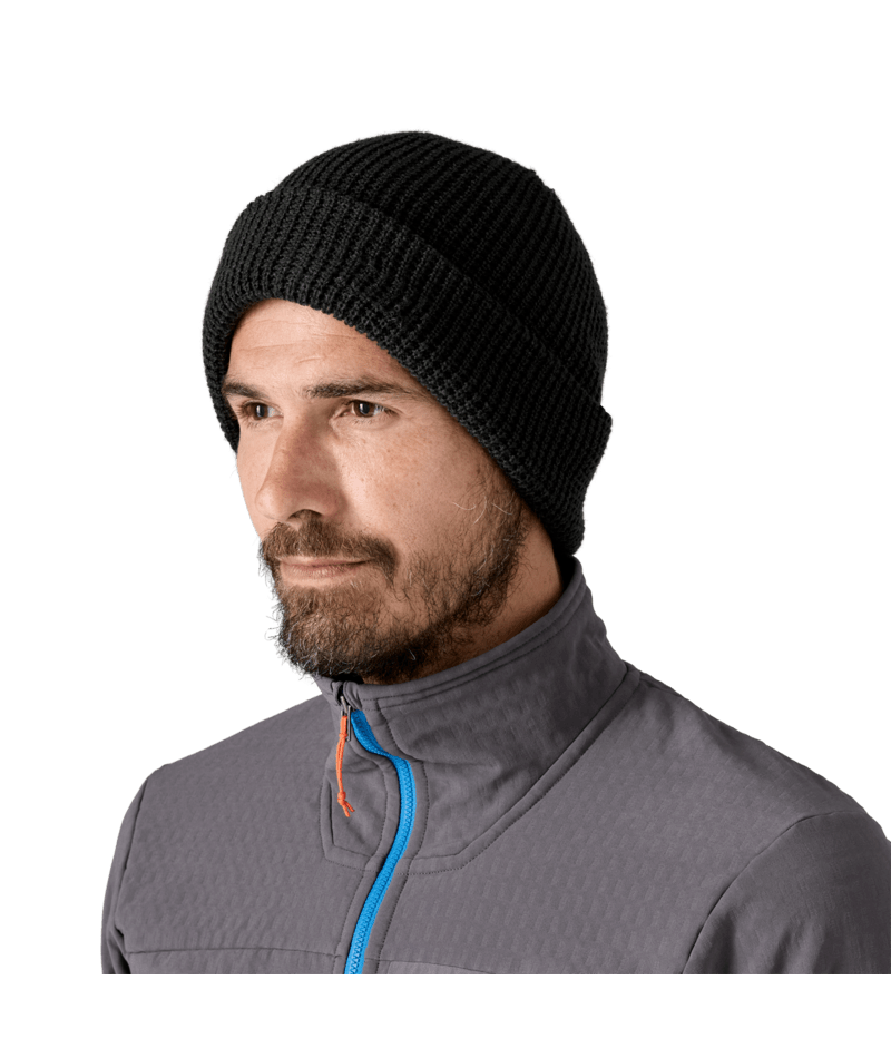 Snowdrifter Beanie in Black | Photo 2 | Patagonia