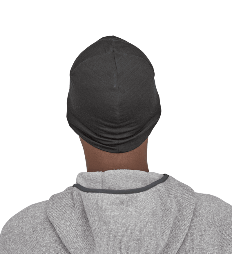 Overlook Merino Wool Liner Beanie in Black | Photo 6 | Patagonia