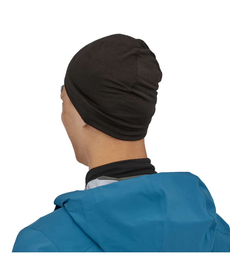Overlook Merino Wool Liner Beanie in Black | Photo 9 | Patagonia