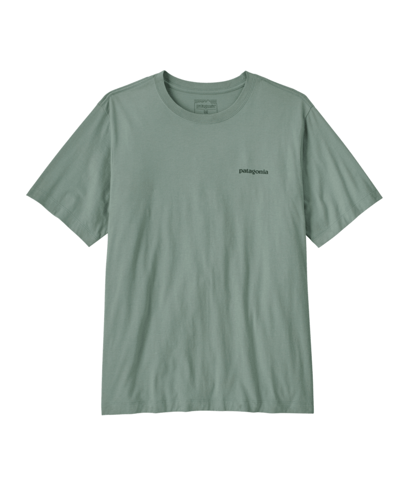 Men's Fitz Roy Trout T-Shirt in Cover Green | Photo 2 | Patagonia