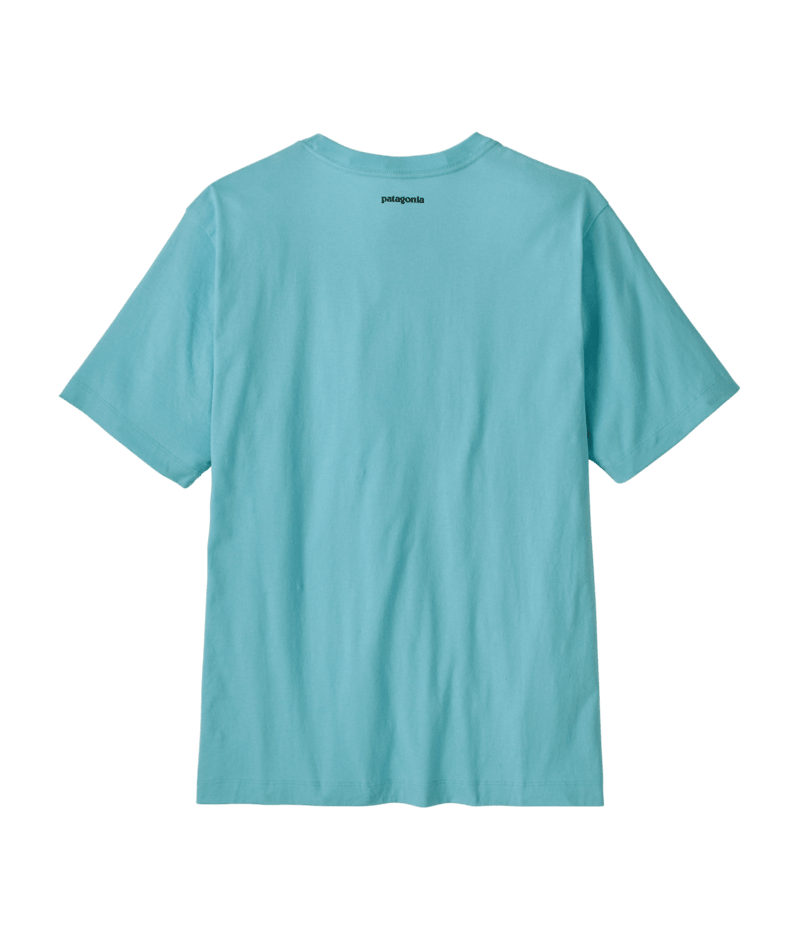 Men's Fitz Roy Massif Pocket Tee in Snowmelt Blue | Photo 2 | Patagonia