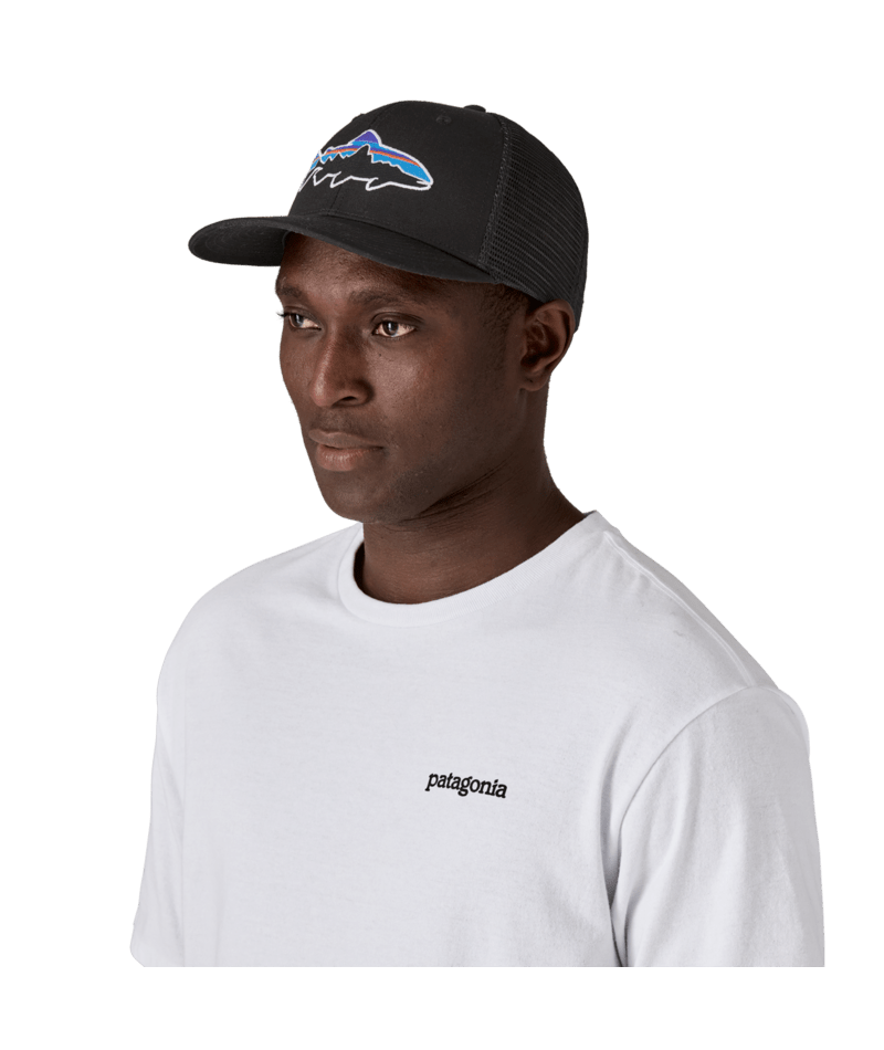 Fitz Roy Trout Trucker Hat in Black | Photo 5 | Patagonia