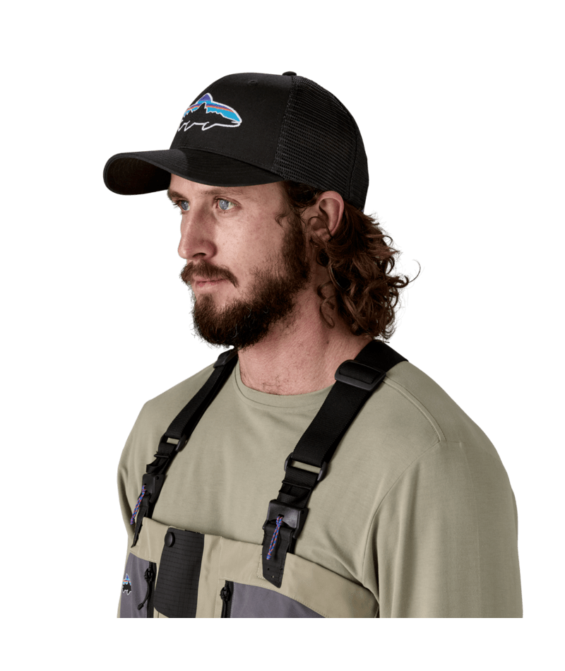 Fitz Roy Trout Trucker Hat in Black | Photo 7 | Patagonia