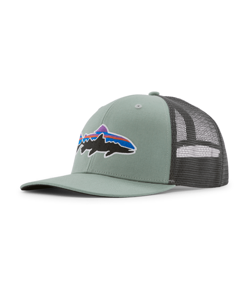 Fitz Roy Trout Trucker Hat in Cover Green | Photo 1 | Patagonia