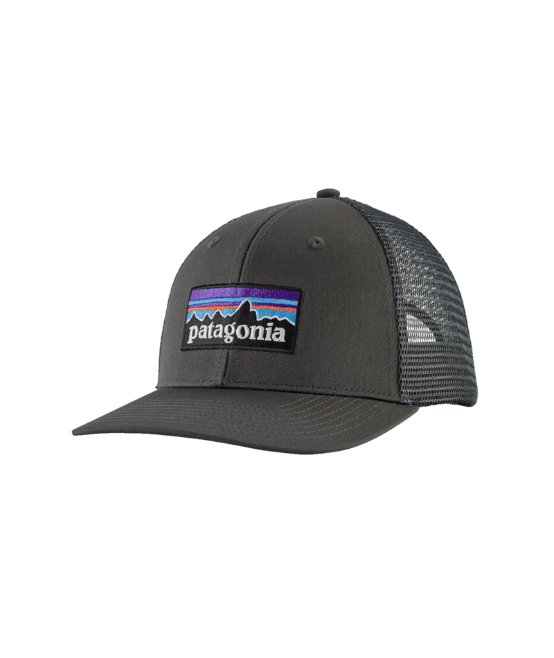 P-6 Logo Trucker Hat in Forge Grey | Photo 1 | Patagonia