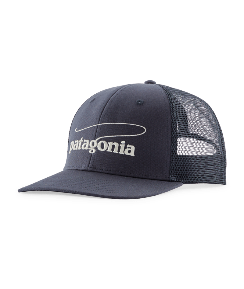Take a Stand Trucker Hat in Casting Logo: Smolder Blue | Photo 1 | Patagonia