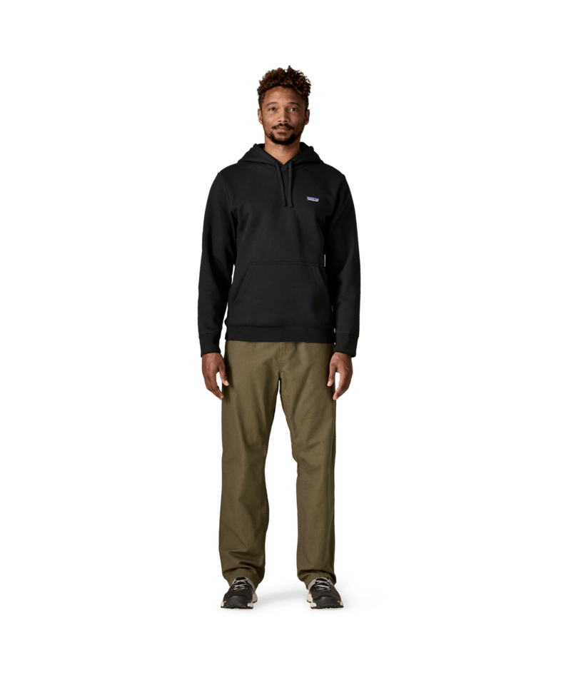 Men's P-6 Label Uprisal Hoody in Black | Photo 7 | Patagonia
