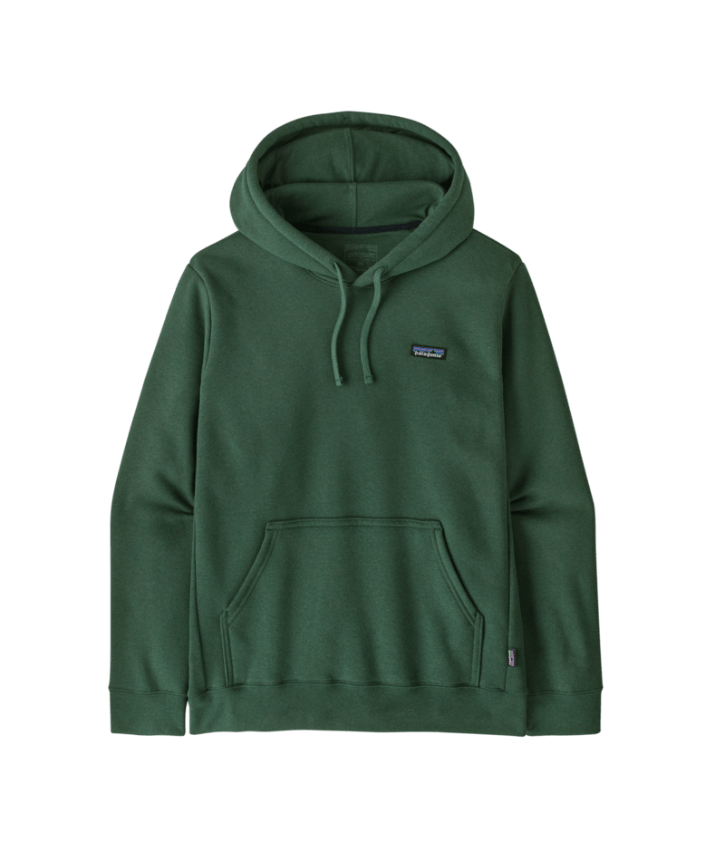 Men's P-6 Label Uprisal Hoody in Canopy Green | Photo 1 | Patagonia