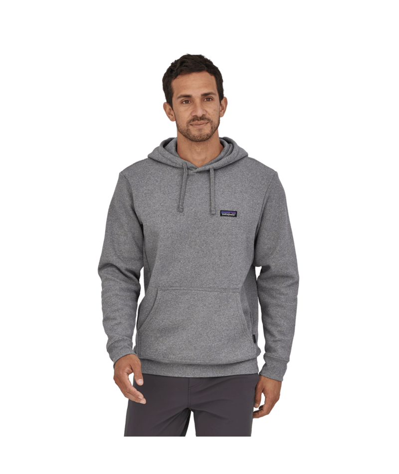 Men's P-6 Label Uprisal Hoody in Gravel Heather | Photo 6 | Patagonia