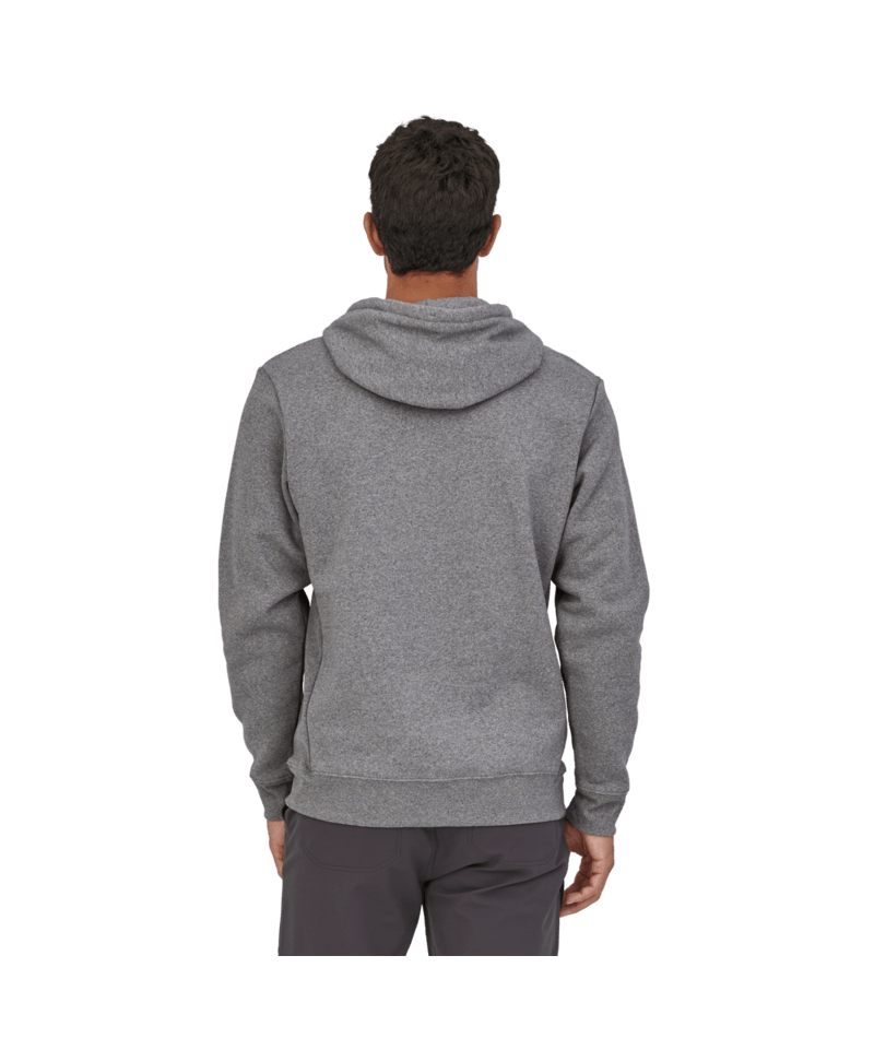 Men's P-6 Label Uprisal Hoody in Gravel Heather | Photo 7 | Patagonia