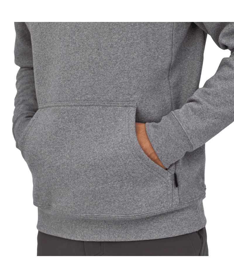Men's P-6 Label Uprisal Hoody in Gravel Heather | Photo 10 | Patagonia