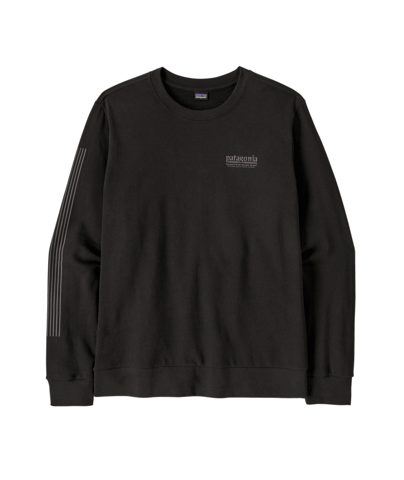 Men's Hut Tripper Daily Crew in Black | Photo 1 | Patagonia