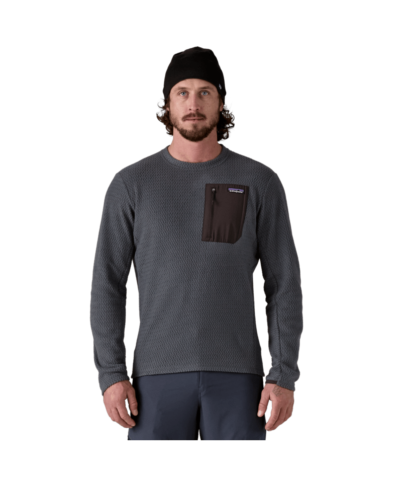 Men's R1 Air Crew in Smolder Blue | Photo 2 | Patagonia