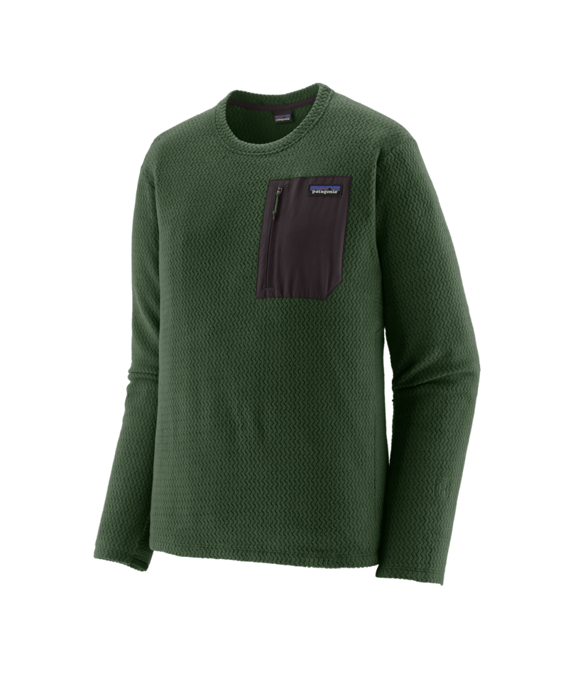 Men's R1 Air Crew in Treeline Green | Photo 1 | Patagonia