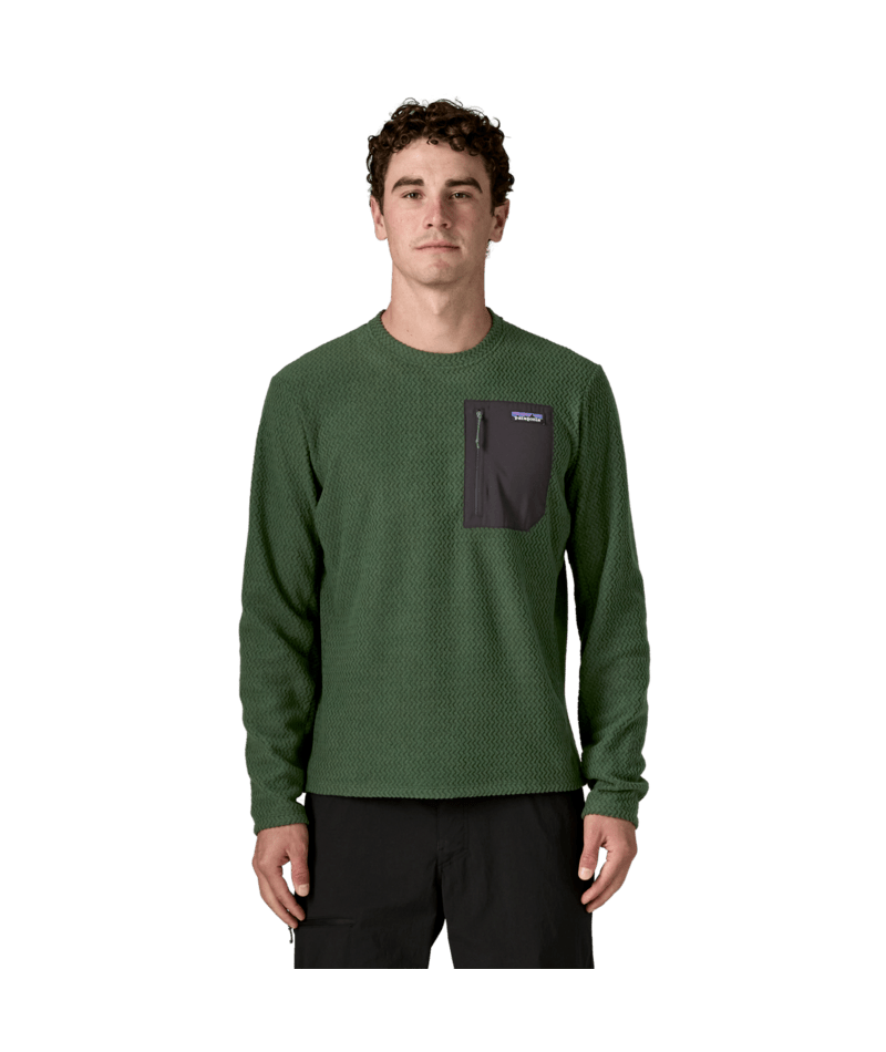 Men's R1 Air Crew in Treeline Green | Photo 2 | Patagonia