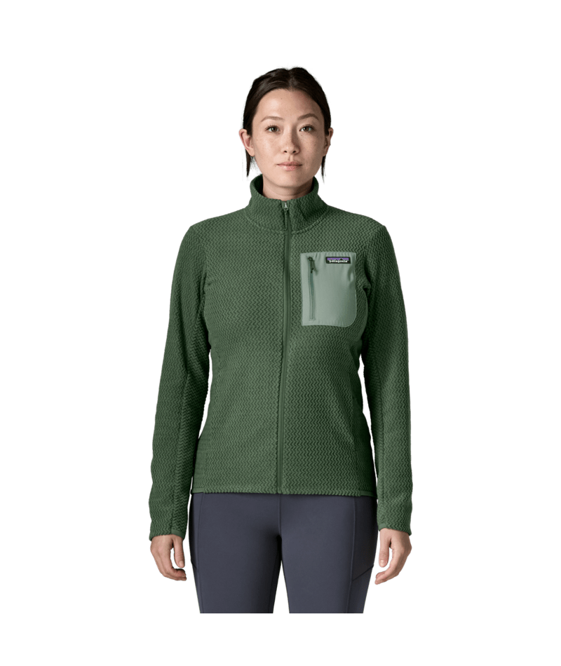 Women's R1 Air Jacket in Canopy Green | Photo 2 | Patagonia