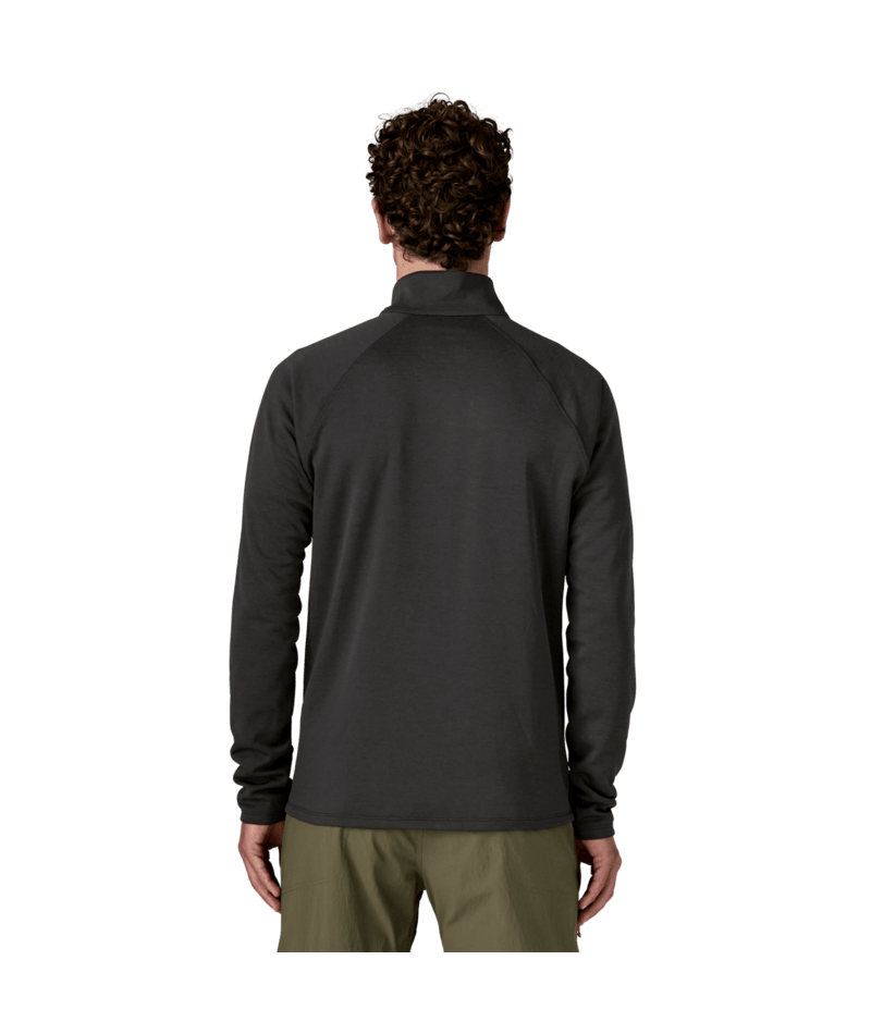 Men's R1 Ultralight 1/2 Zip in Black | Photo 3 | Patagonia