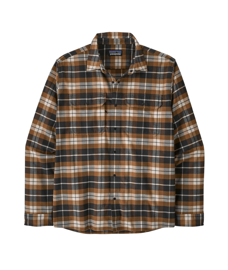 Men's Canyonite Flannel Shirt in Switchback: Nest Brown | Patagonia