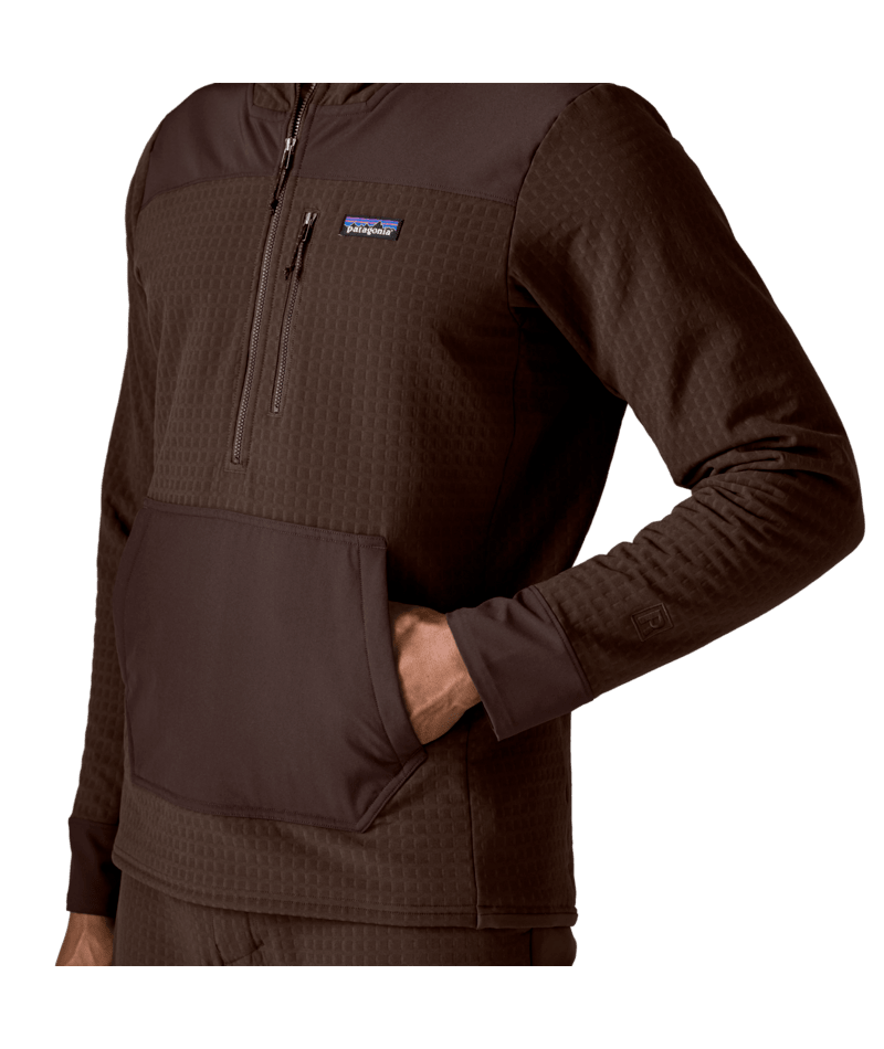 Men's R2 TechFace Pullover in Den Brown | Photo 7 | Patagonia
