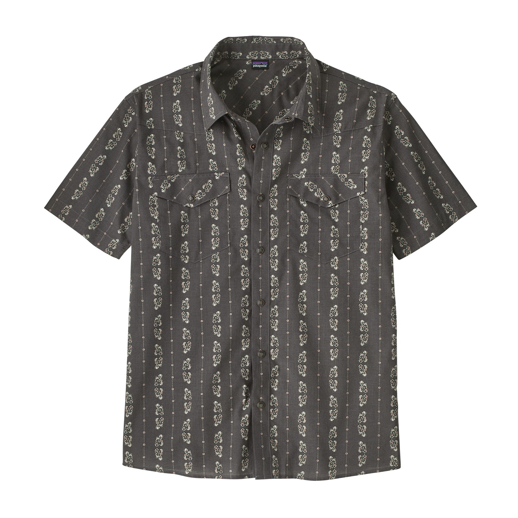 Men's Go To Western Shirt in Lowlands: Forge Grey | Photo 1 | Patagonia