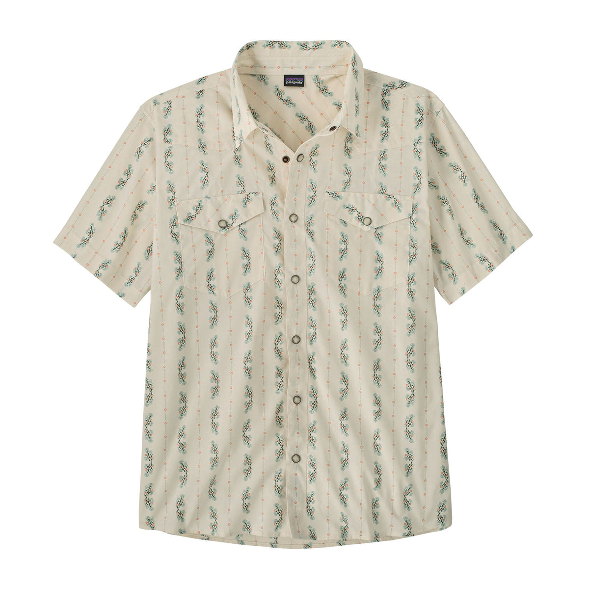 Men's Go To Western Shirt in Lowlands: Natural | Photo 1 | Patagonia