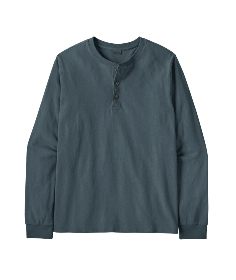 Men's Long-Sleeved Henley Shirt