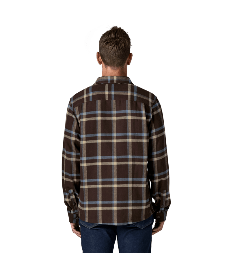 Men's Fjord Flannel Shirt in Crossing: Den Brown, Alternate View 2 | Patagonia