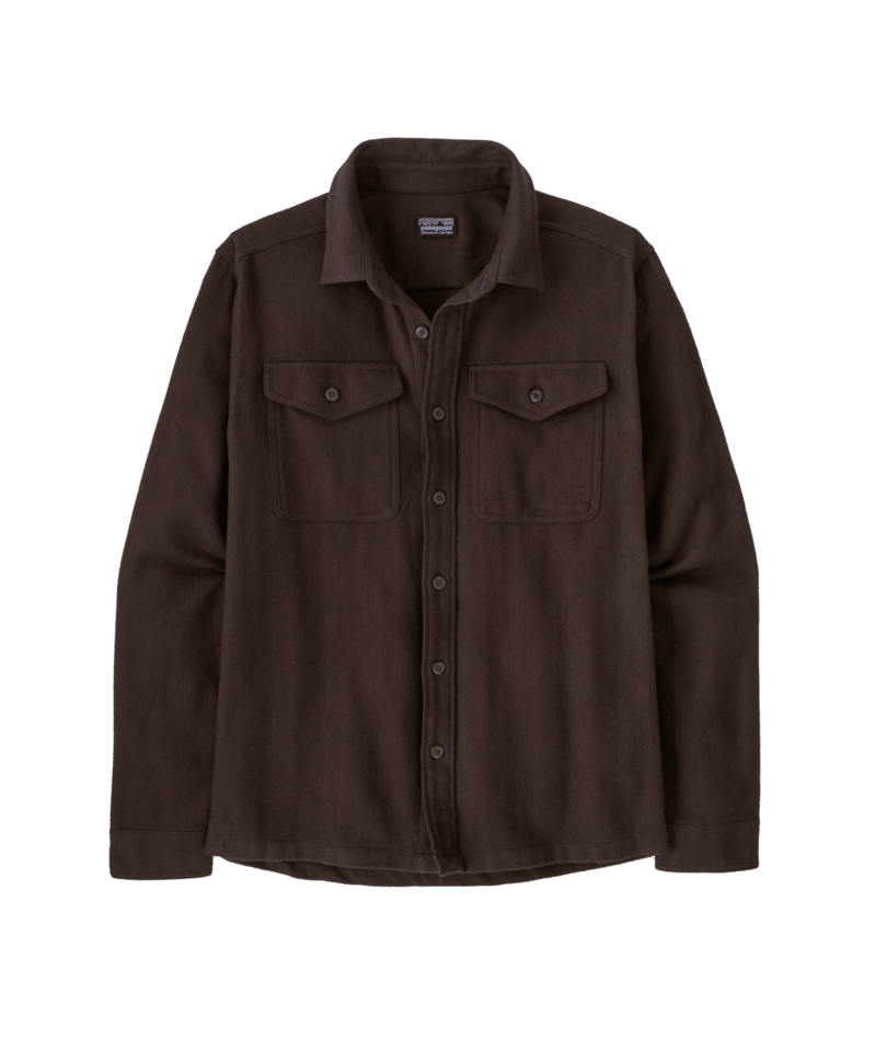 Men's Fjord Flannel Shirt in Mirror Weave: Den Brown | Photo 1 | Patagonia