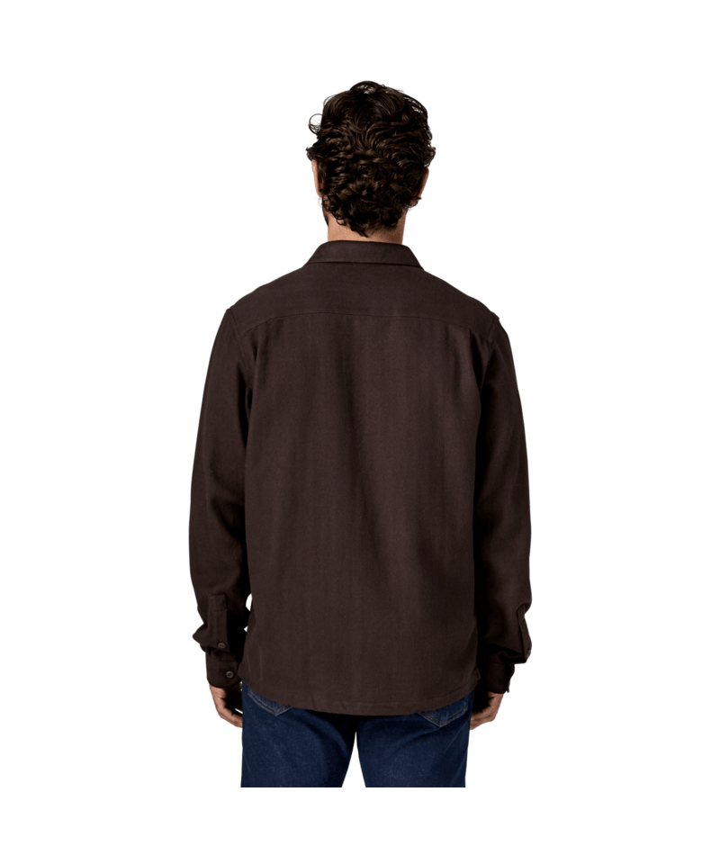 Men's Fjord Flannel Shirt in Mirror Weave: Den Brown, Alternate View 2 | Patagonia