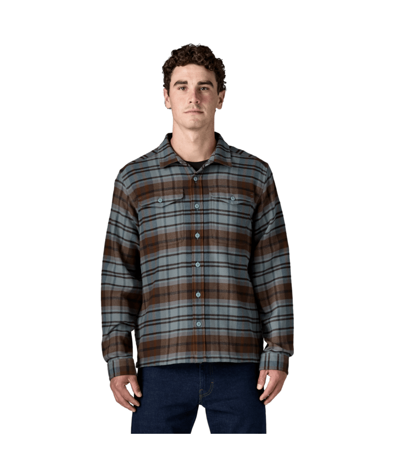 Men's Fjord Flannel Shirt in Rising Storm: Blue Sage, Alternate View 1 | Patagonia