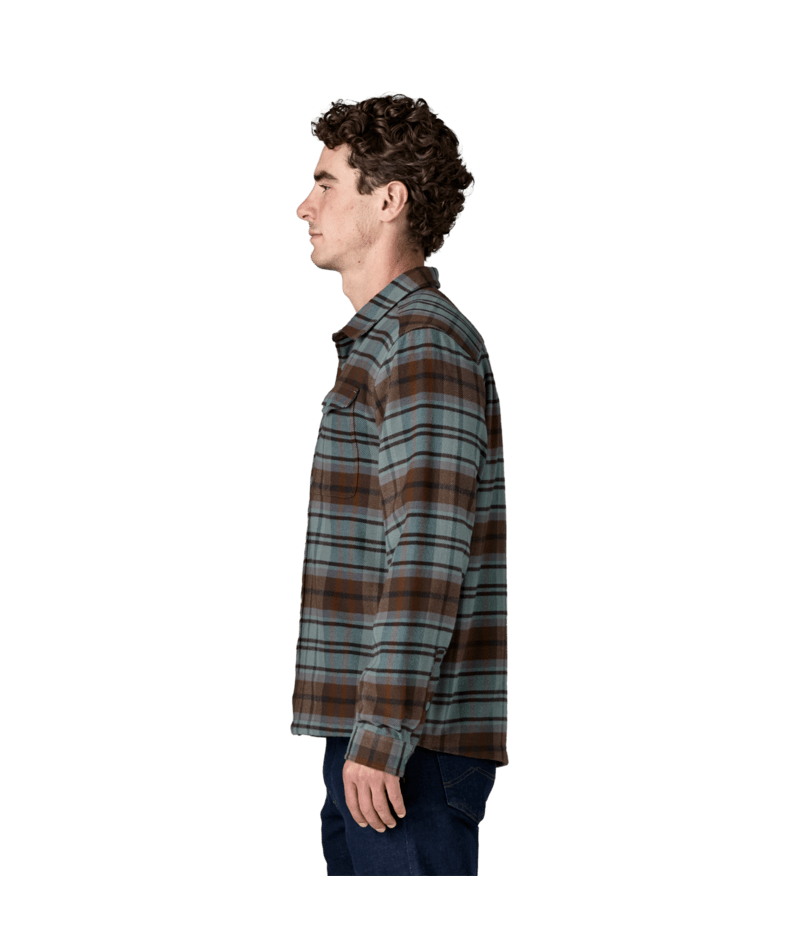 Men's Fjord Flannel Shirt in Rising Storm: Blue Sage, Alternate View 3 | Patagonia