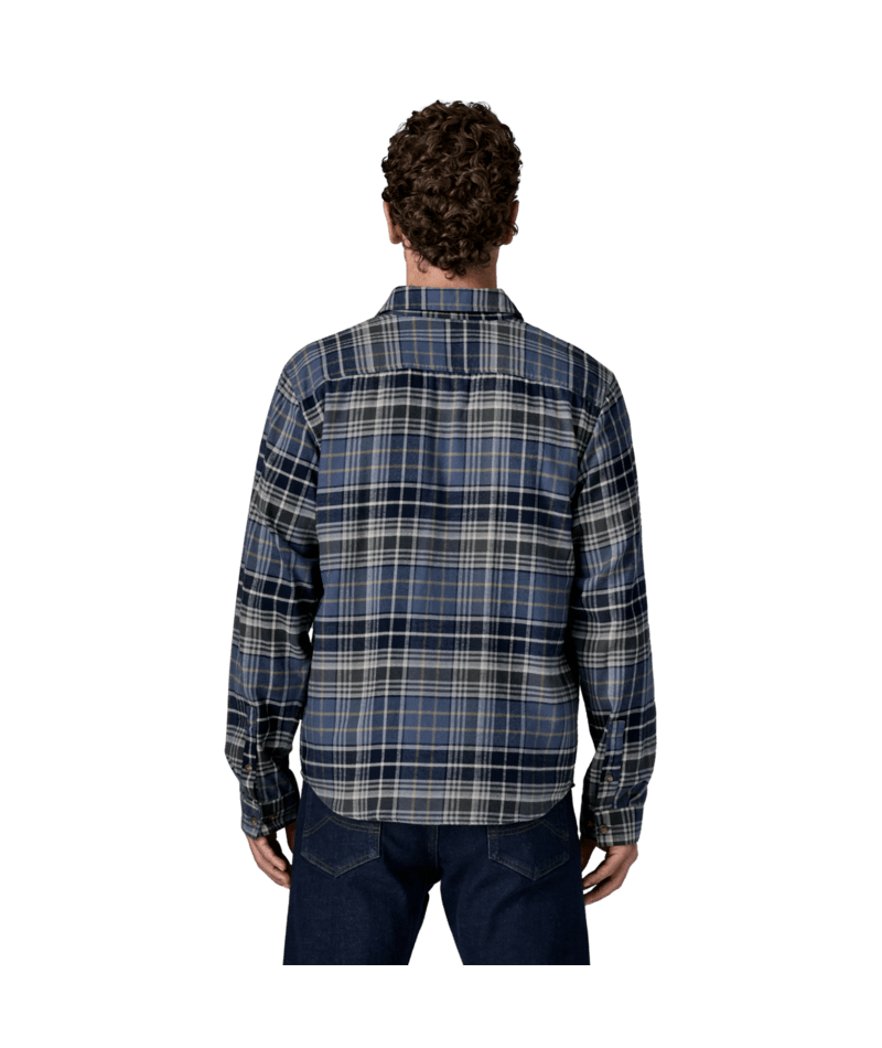 Men's Long Sleeve Lightweight Fjord Flannel Shirt in Depth: New Navy, Alternate View 2 | Patagonia