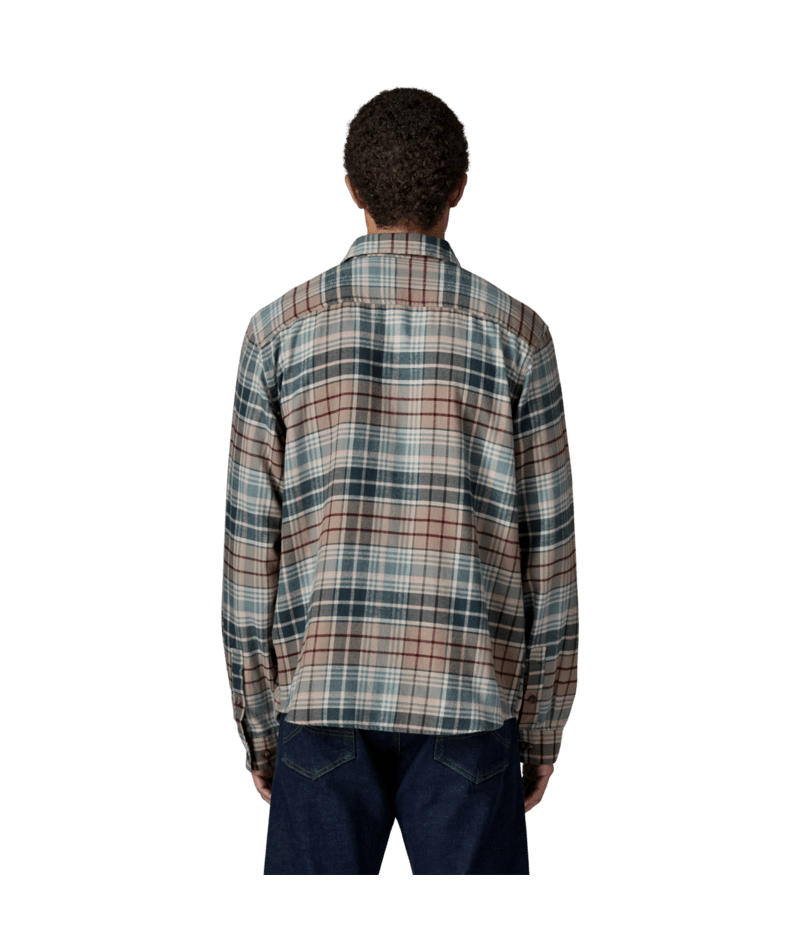 Men's Long Sleeve Lightweight Fjord Flannel Shirt in Depth: Blue Sage, Alternate View 2 | Patagonia