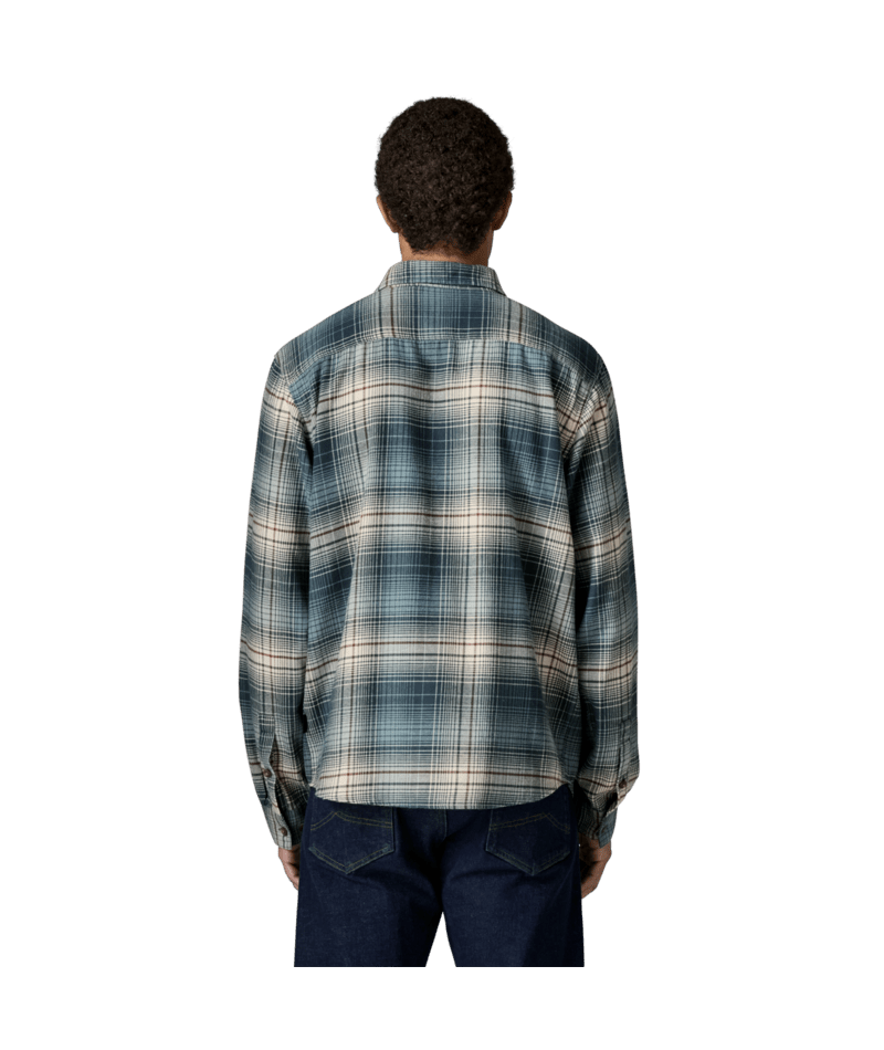 Men's Long Sleeve Lightweight Fjord Flannel Shirt in Melting Ombre: Summit Blue, Alternate View 2 | Patagonia
