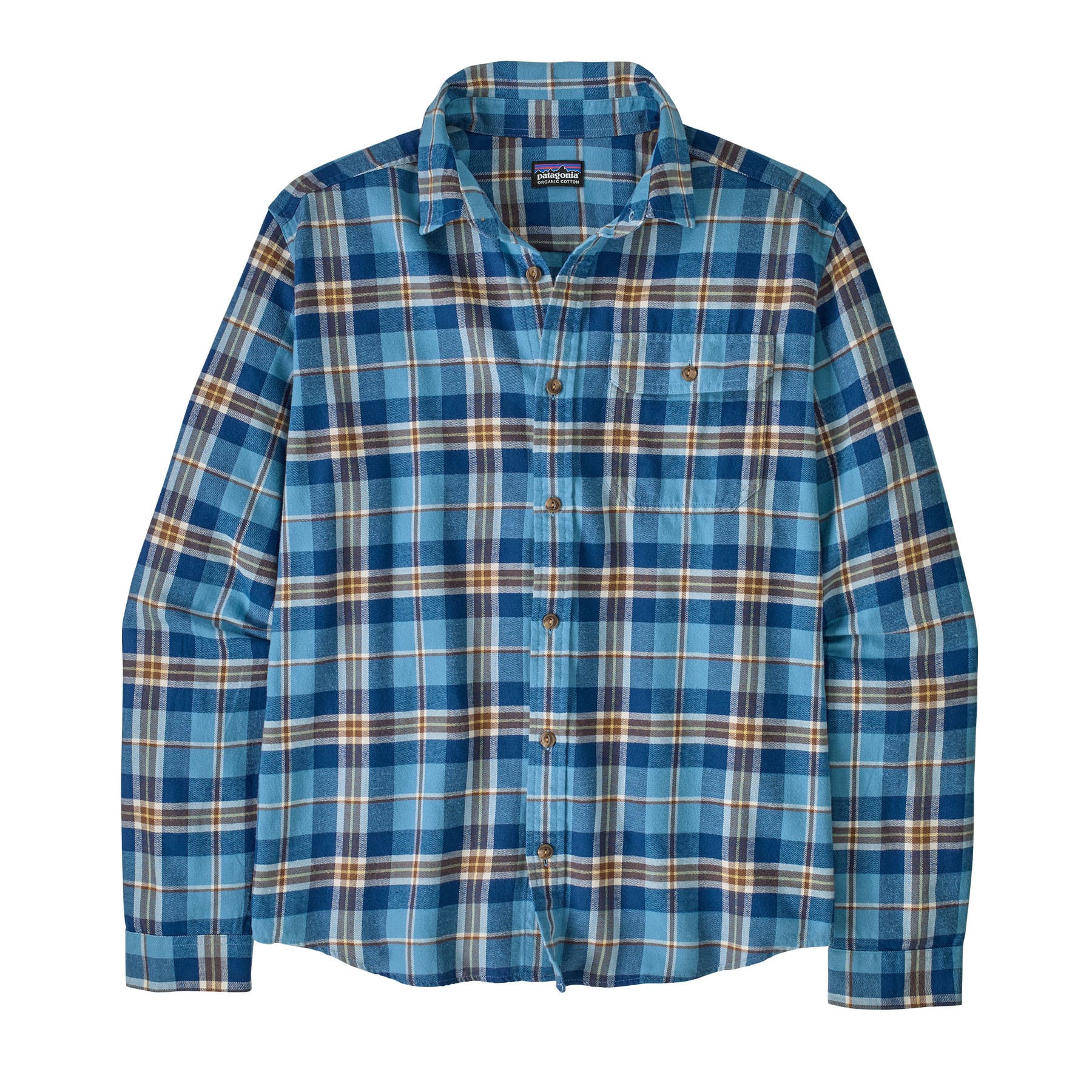 Men's Long-Sleeved Lightweight Fjord Flannel Shirt