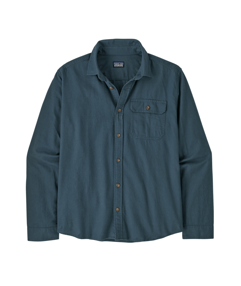 Men's Long Sleeve Lightweight Fjord Flannel Shirt in Summit Blue | Patagonia