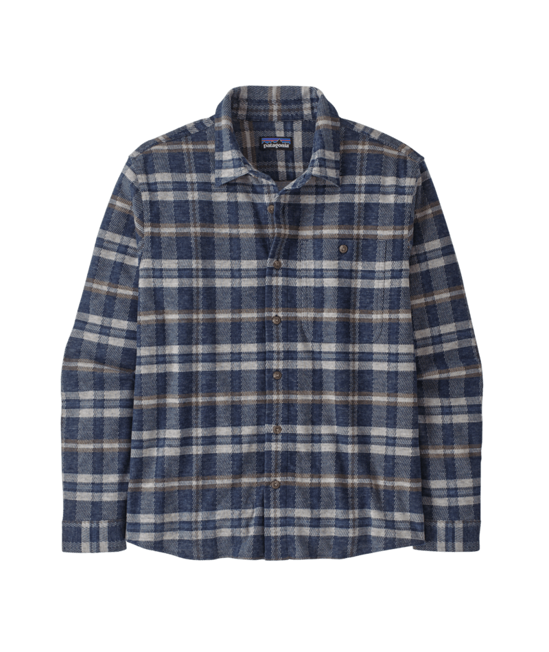 Men's Stretch Fjord Flannel Shirt in Freeride: New Navy | Patagonia