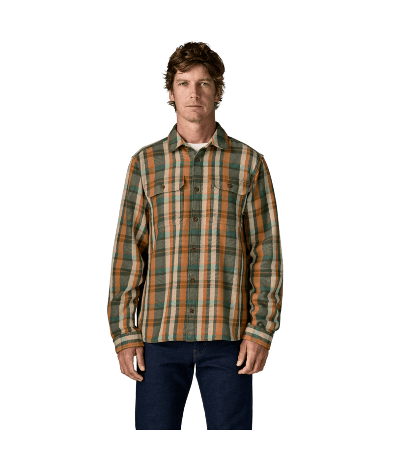 Men's Fjord Loft Shirt in Fall Line: Canopy Green, Alternate View 1 | Patagonia
